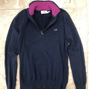 VV size S womens knit pullover quarter zip sweater